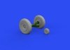 Eduard 648684 Me 163B wheels GASPATCH MODELS 1/48